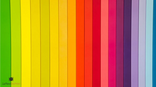 Psicologia dei colori nella comunicazione stampata